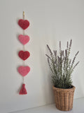 Tufted Heart Garland